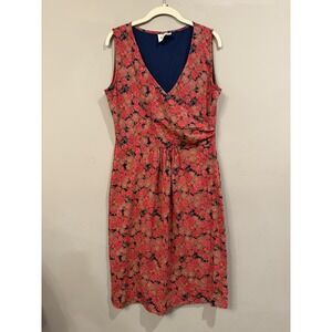 Mata Traders Delilah Dress Rose Large Organic Cotton Comfy Stretch